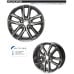 tuix 17 dark gray alloy wheels set hyundai elantra 2015-17